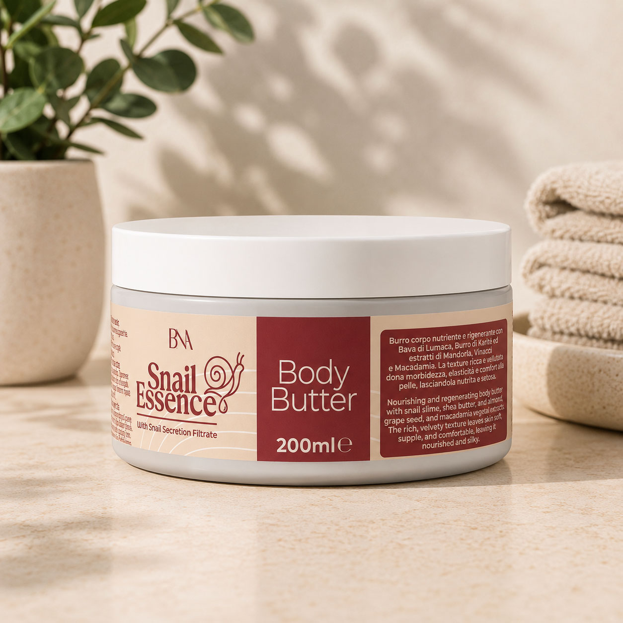 Snail essence body butter - 200 ml